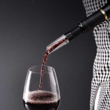 Our Table&trade; Wine Aerator in Black. View a larger version of this product image.