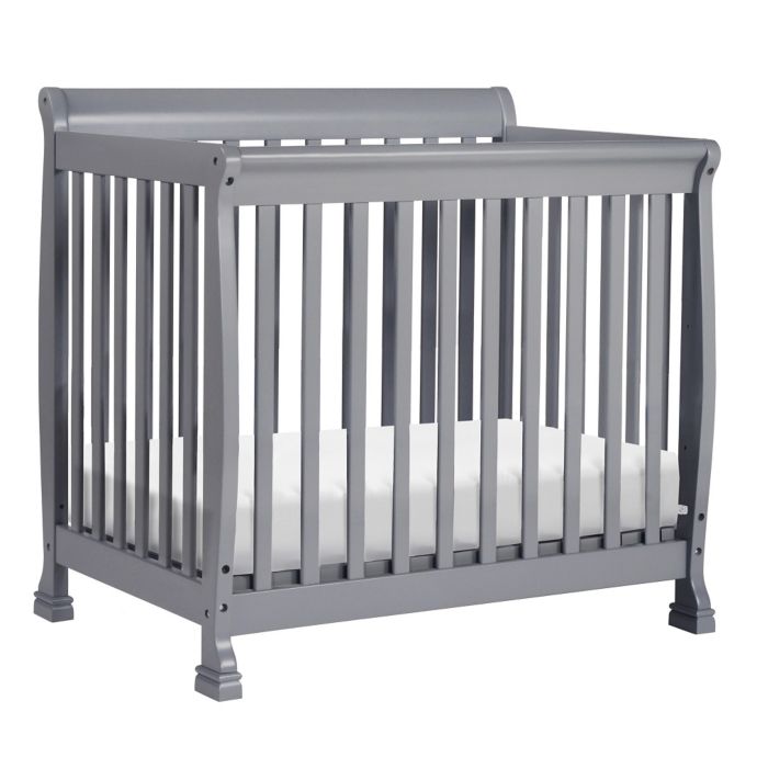 Davinci Kalani 4 In1 Convertible Mini Crib In Grey Buybuy Baby