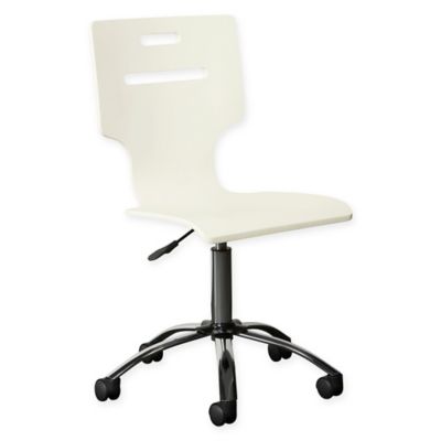 kids white desk chair