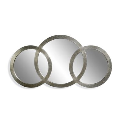 Bassett Mirror Company 58-Inch x 30-Inch Libra 3-Ring Mirror