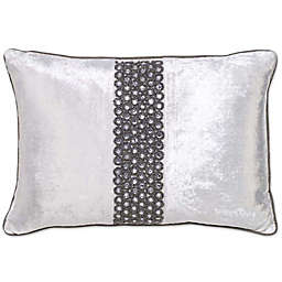 Aura Rectangle Throw Pillow in Ivory