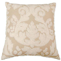 Aura Square Throw Pillow in Natural