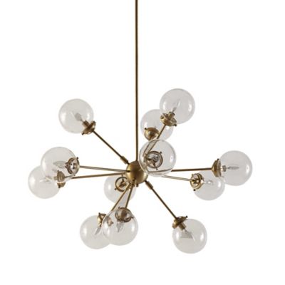INK+IVY Paige 12-Light Chandelier in Gold