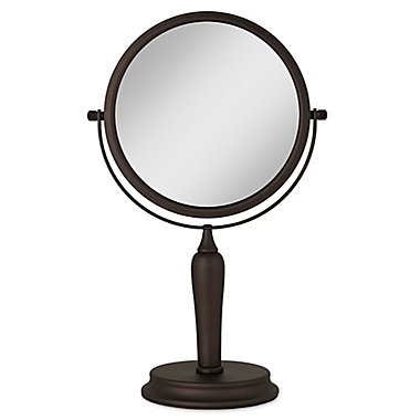 Anaheim 1x/5x 2-Sided Vanity Swivel Mirror in Oil-Rubbed Bronze. View a larger version of this product image.