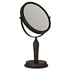 Alternate image 1 for Anaheim 1x/5x 2-Sided Vanity Swivel Mirror in Oil-Rubbed Bronze