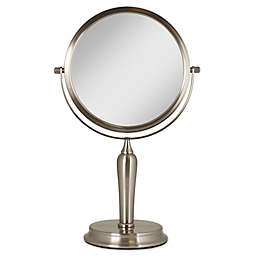 Anaheim 1x/5x 2-Sided Vanity Swivel Mirror in Brushed Nickel