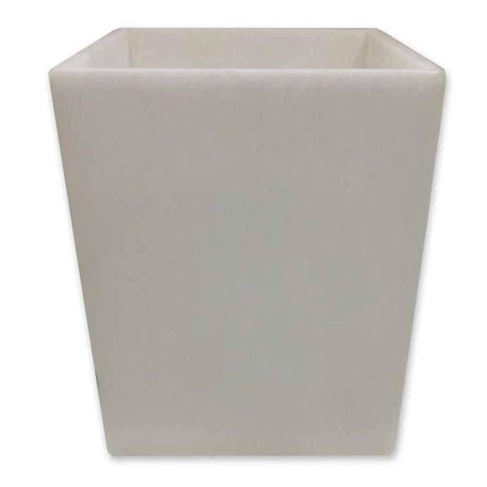 Bath Fashions Alabaster Marble Wastebasket in Beige Bed Bath & Beyond