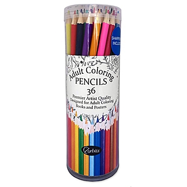 36-Piece Adult Coloring Pencils Set. View a larger version of this product image.