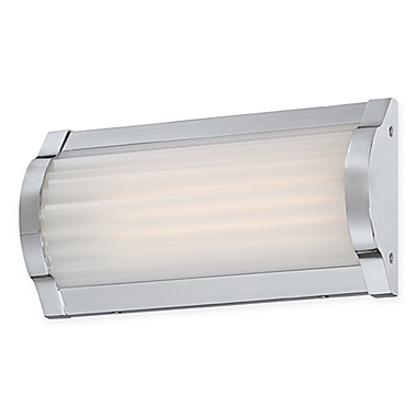 George Kovacs&reg; Verin 9.25-Inch Wall-Mount LED Bath Light in Chrome. View a larger version of this product image.