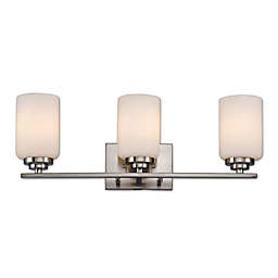 Bel Air Lighting Mod Space 3-Light Wall Sconce in Brushed Nickel