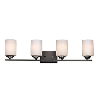Bel Air Lighting Mod Space 4-Light Bathroom Fixture in Oil Rubbed Bronze. View a larger version of this product image.