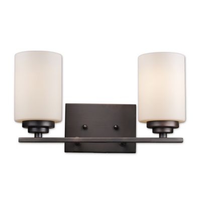 Bel Air Lighting Mod Space 2-Light Wall Sconce in Oil Rubbed Bronze
