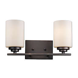 Bel Air Lighting Mod Space 2-Light Wall Sconce in Oil Rubbed Bronze