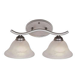 Bel Air Hollyscope 2-Light Wall Sconce in Brushed Nickel
