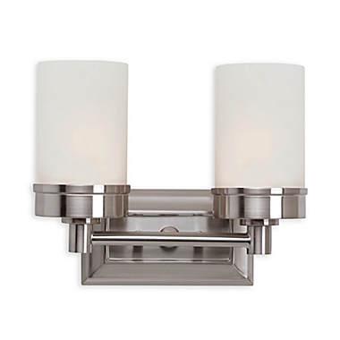 Bel Air Urban Swag 2-Light Wall Sconce in Brushed Nickel. View a larger version of this product image.