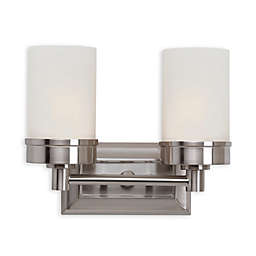 Bel Air Urban Swag 2-Light Wall Sconce in Brushed Nickel