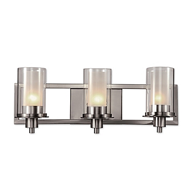 Bel Air Odyssey 3-Light Vanity Bar in Brushed Nickel. View a larger version of this product image.