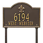 Alternate image 0 for Whitehall Products Bayou Vista Standard Lawn House Numbers Plaque