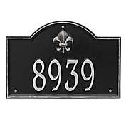 Whitehall Products Bayou Vista Standard 1-Line House Numbers Plaque