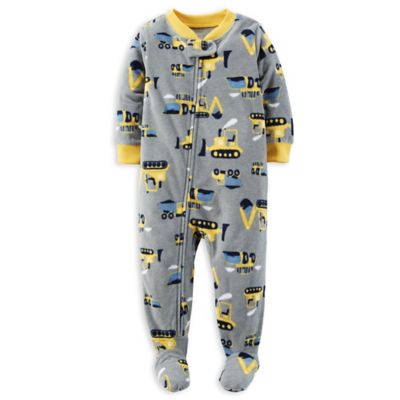 carters fleece footed pajamas