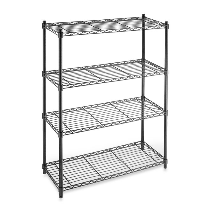 Commercial Grade 4Tier Shelving Unit Bed Bath & Beyond