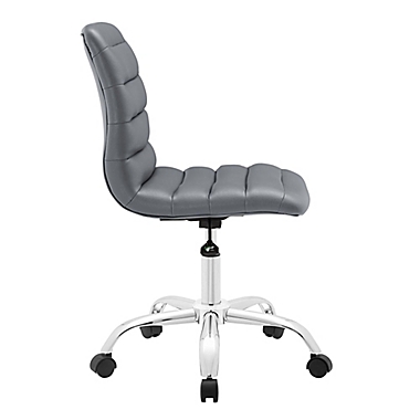 Modway Ripple Mid-Back Office Chair in Grey. View a larger version of this product image.