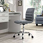 Alternate image 3 for Modway Ripple Mid-Back Office Chair in Grey