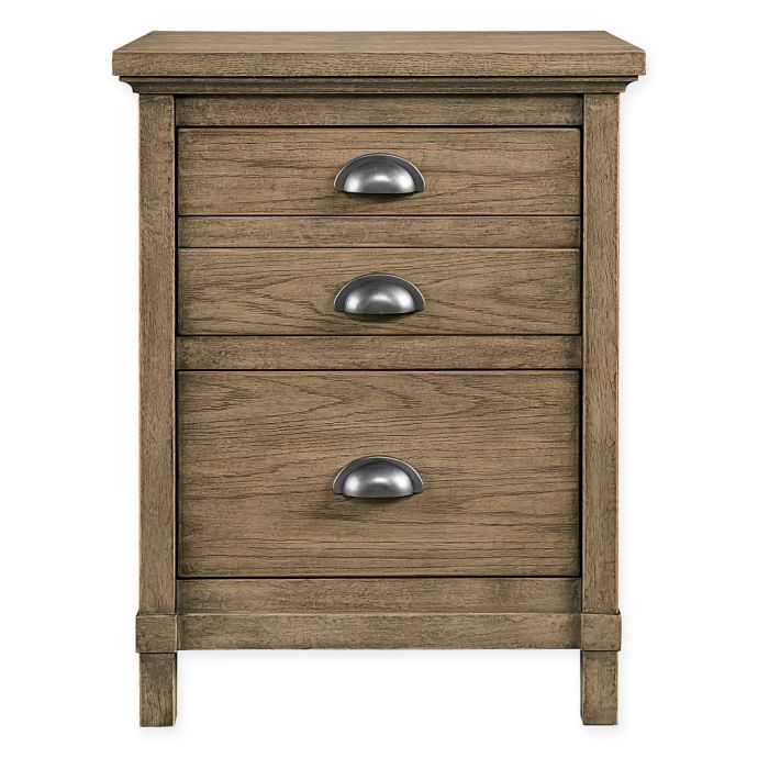 Stone & Leigh by Stanley Furniture Driftwood Park 2Drawer Night Stand in Sunflower Seed Bed