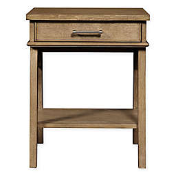 Stone &amp; Leigh&trade; Chelsea Square Wood 1-Drawer Bedside Table in French Toast