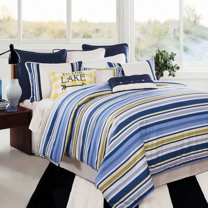 blue and yellow comforter twin