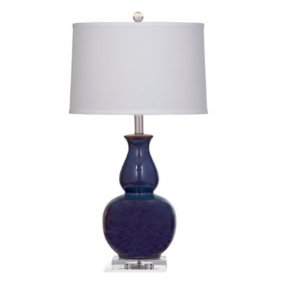 Bassett Mirror Company Danbury Table Lamp in Blue | Bed Bath & Beyond