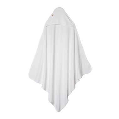 Burt's Bees Baby&reg; Organic Cotton Knit Terry Hooded Towel in Cloud. View a larger version of this product image.