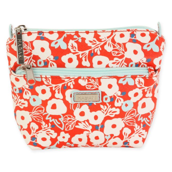 Hadaki Vegan Leather Double Zip Pouch Bed Bath & Beyond