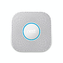 Google Nest Protect Wired Smoke and Carbon Monoxide Alarm White, 2nd Generation 