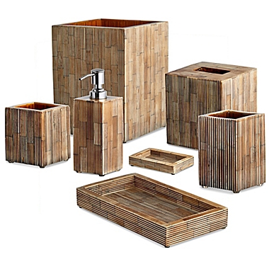 Bali Bath Accessory Collection by Kassatex. View a larger version of this product image.