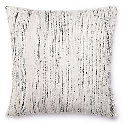 Loloi Multicolored Yarn Ribbed 22-Inch Square Throw Pillow in Silver