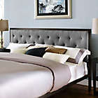 Alternate image 3 for Modway Mia Fabric Bed Frame