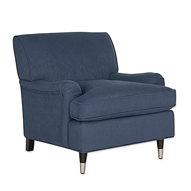 Safavieh Chloe Club Chair in Navy. View a larger version of this product image.