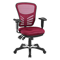 Modway Articulate Mesh Office Chair in Red