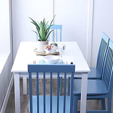 Forest Gate&trade; Liam 5-Piece Dining Set in Powder Blue. View a larger version of this product image.