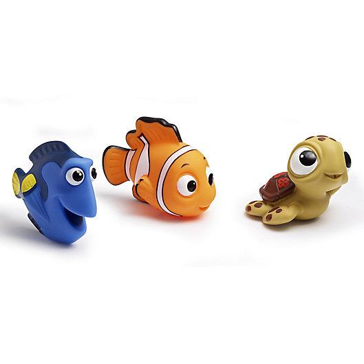 Alternate image 1 for Disney® Finding Nemo 3-Pack Bath Squirt Toys