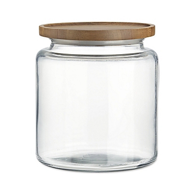 Anchor Hocking 96 oz. Montana Jar w/Acacia Lid. View a larger version of this product image.