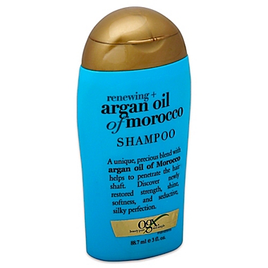 OGX&reg; .3 fl. oz. Renewing Moroccan Argan Oil Shampoo. View a larger version of this product image.