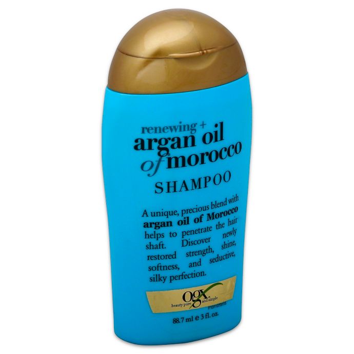 Ogx 3 Fl Oz Renewing Moroccan Argan Oil Shampoo Bed Bath Beyond