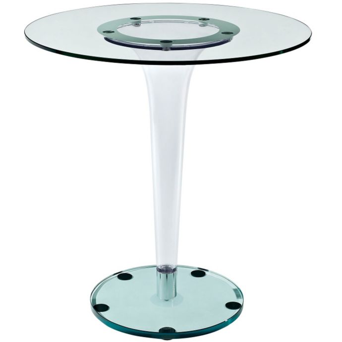 Gossamer 27 5 Inch Side Table In Clear Bed Bath Beyond