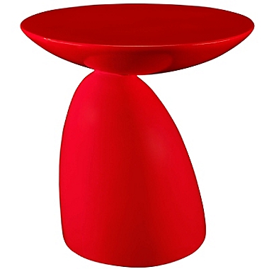 Flow Side Table in Red. View a larger version of this product image.