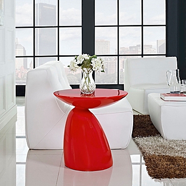 Flow Side Table in Red. View a larger version of this product image.