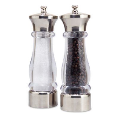 salt mill and pepper grinder set