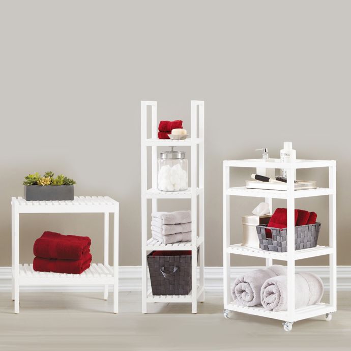 Bristol Birch Wood Accent Furniture Collection In White Bed Bath