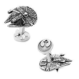 Star Wars™ Millennium Falcon 3D Cufflinks in Silver